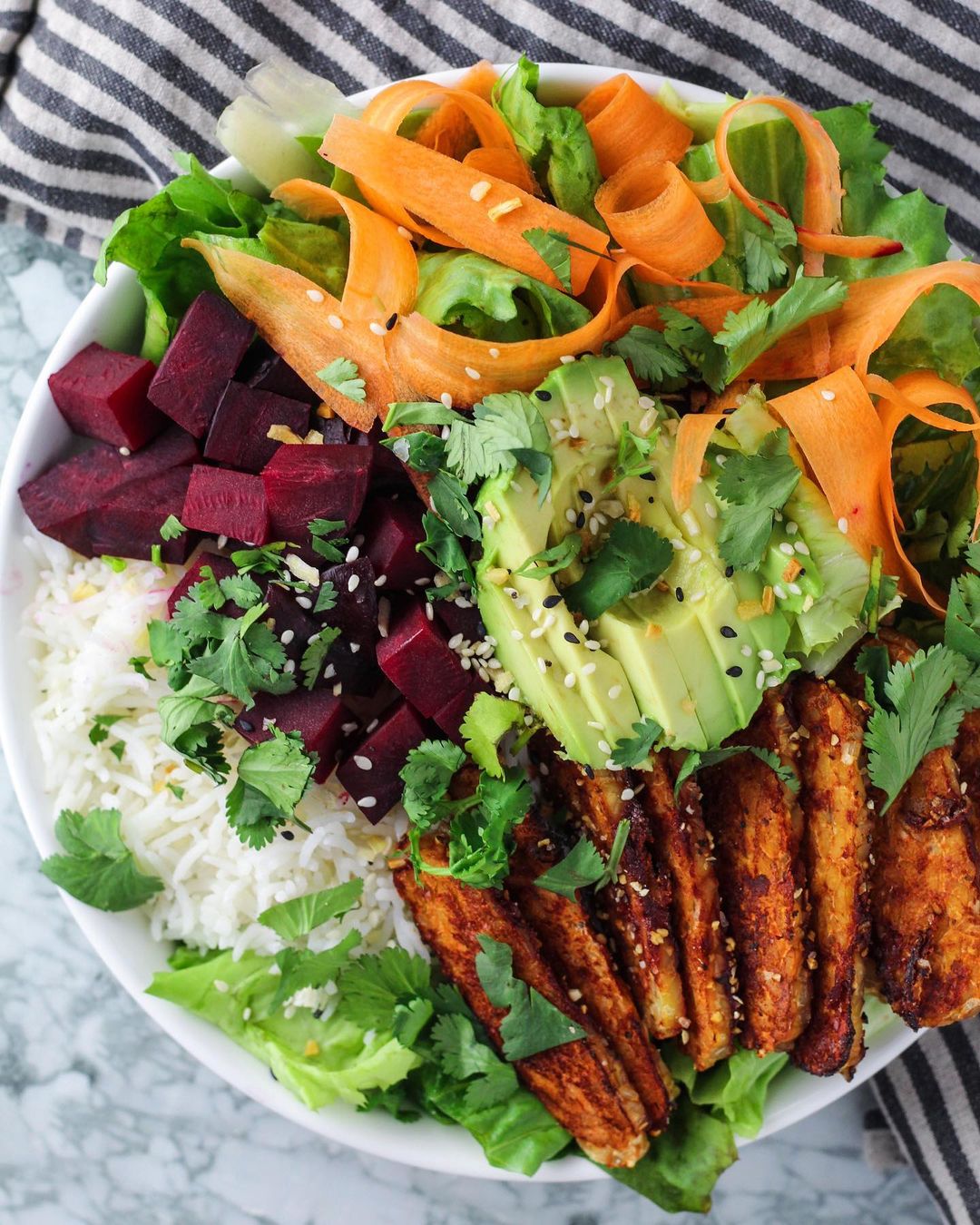 Simple Baked BBQ Tempeh Strips