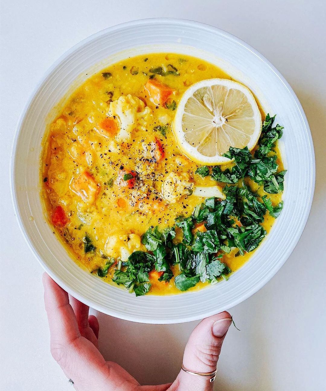 Hearty Turmeric Lentil Soup