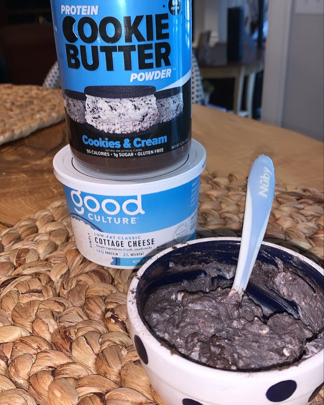 Cookies and Cream Protein Pudding