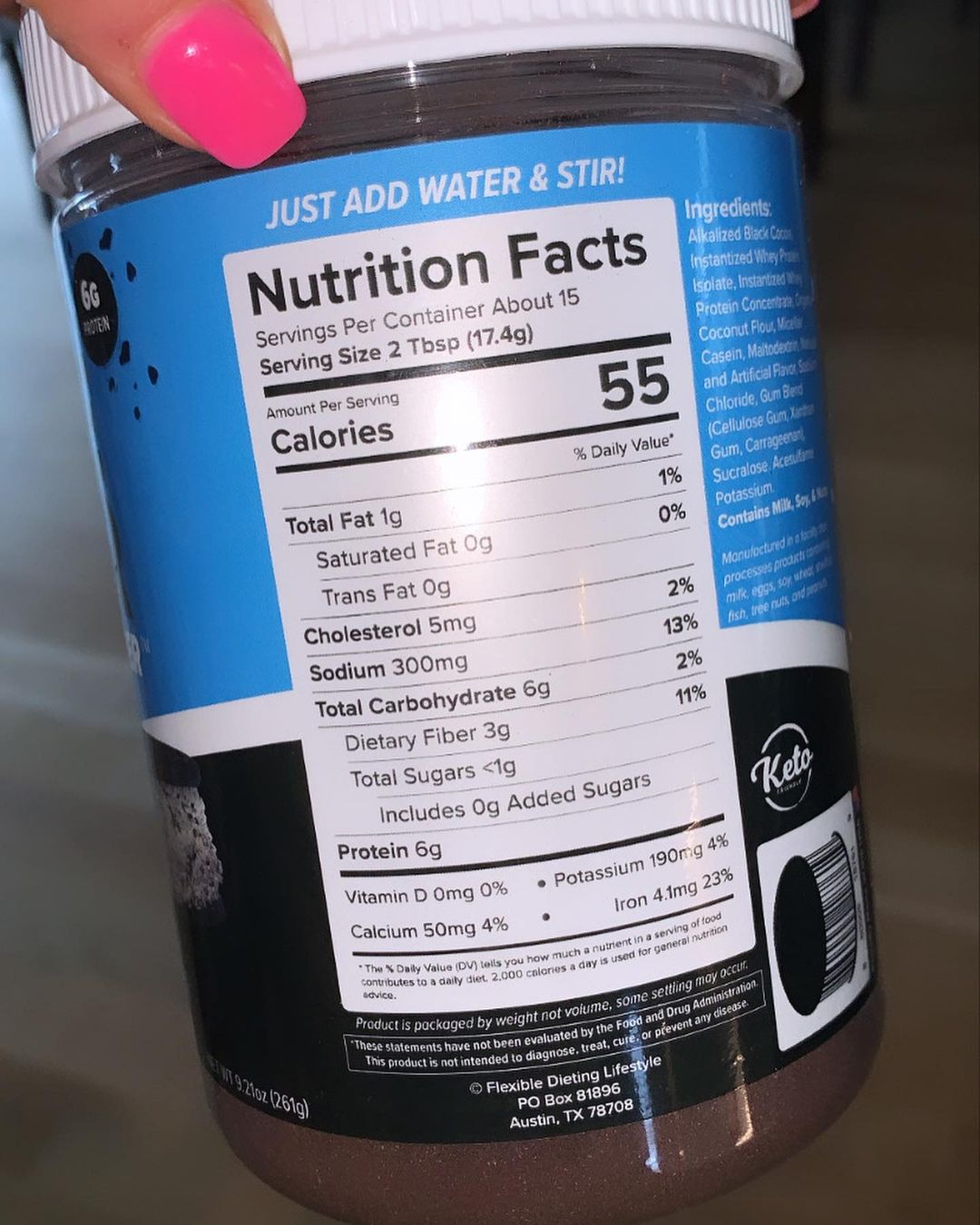 Cookies and Cream Protein Pudding