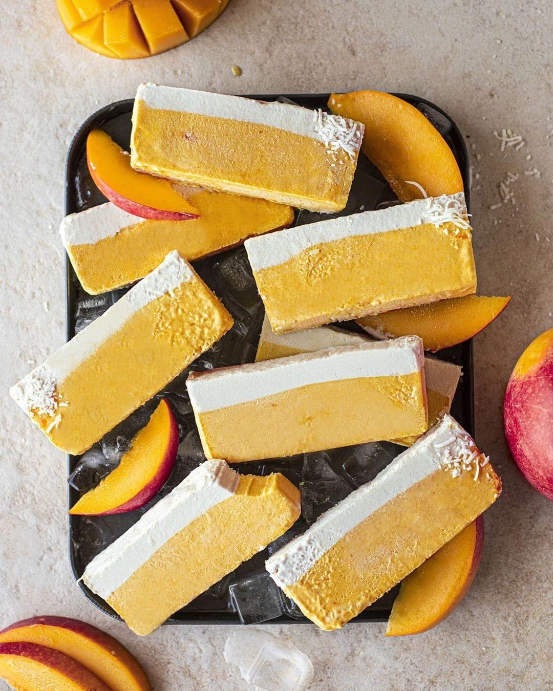 Vegan Mango Coconut 'Weis' Ice Cream Bars