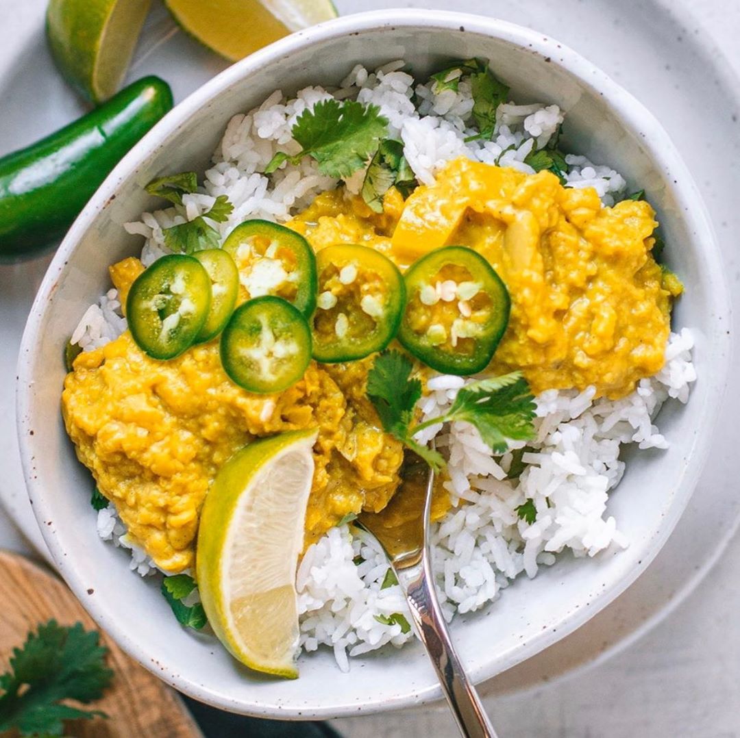 Vegan Apple Ginger Lentil Dal