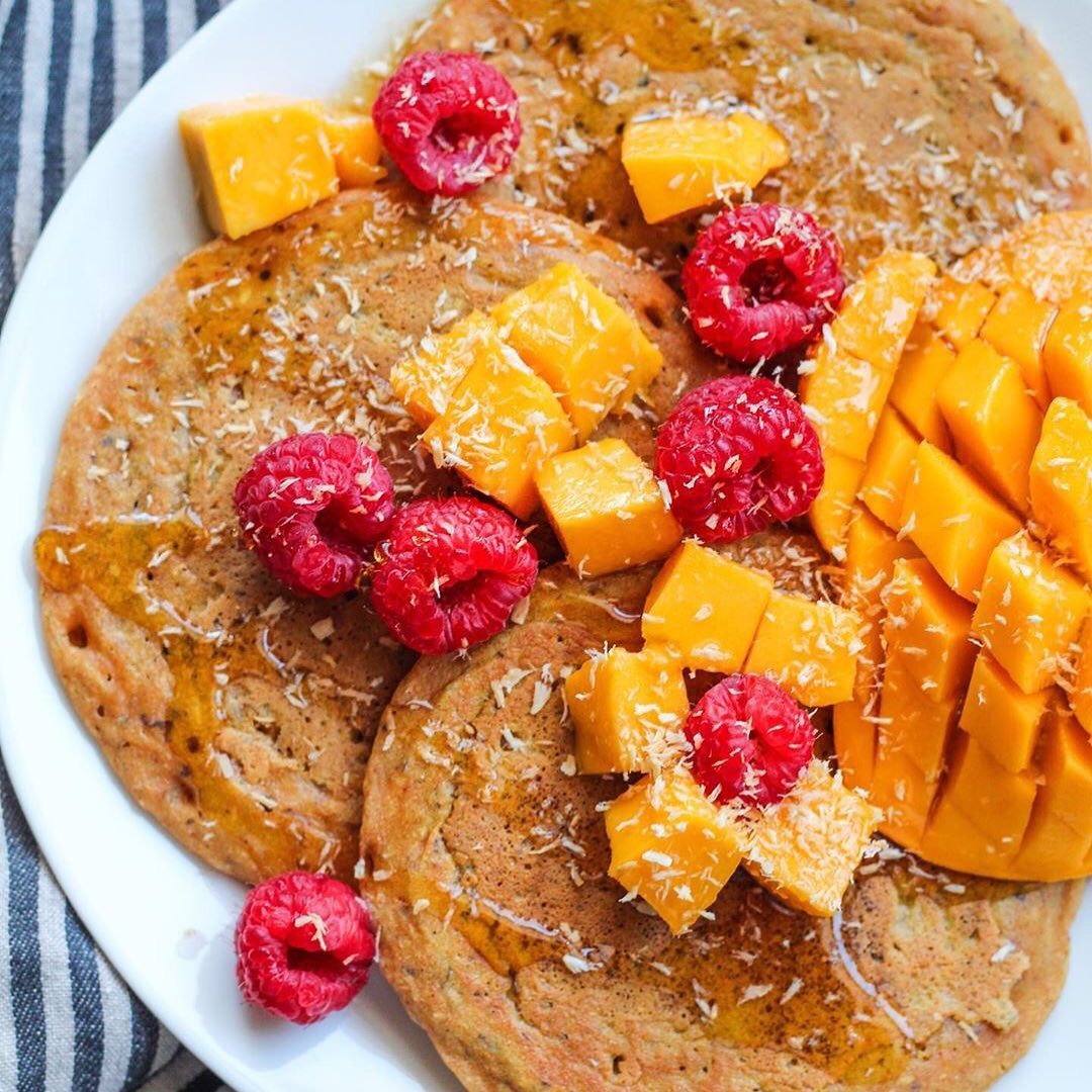 Coconut Cardamom Pancakes