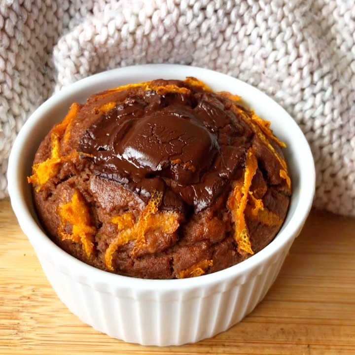 Chocolate Orange Baked Oats