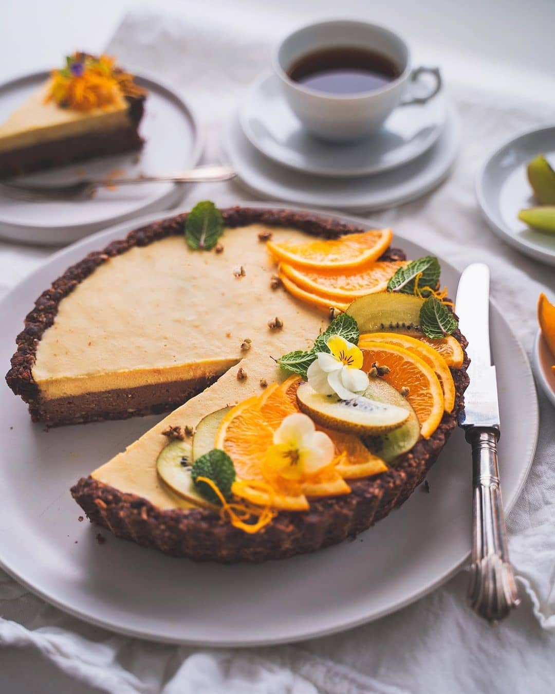 No-Bake Orange and Chocolate Tart