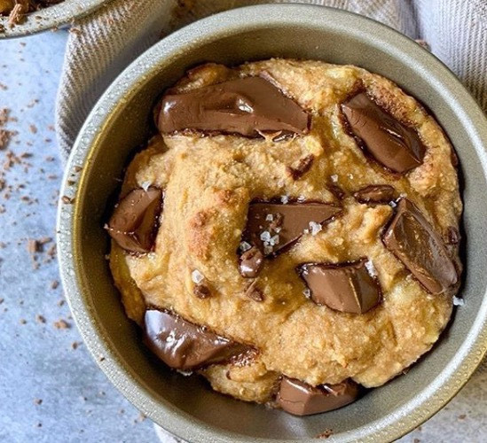 Baked Banana Cookie Dough