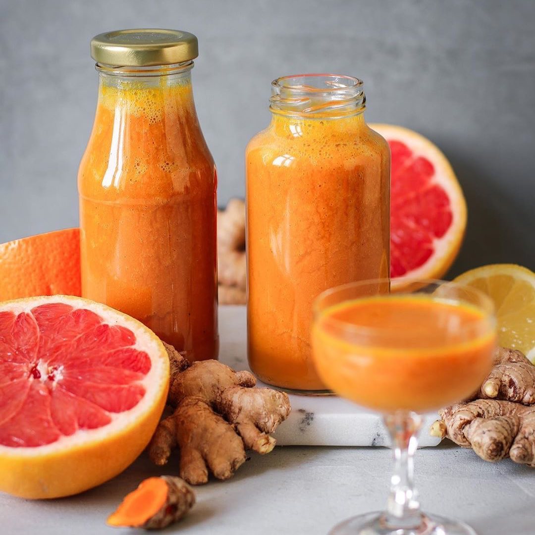 Ginger Turmeric Citrus Immune Boost Shots