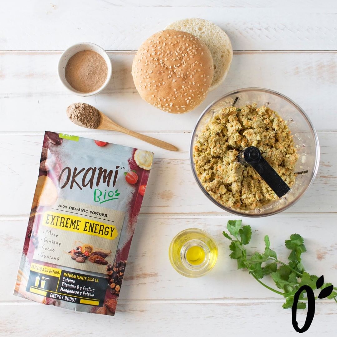 Okami Bio Extreme Energy Vegan Burger