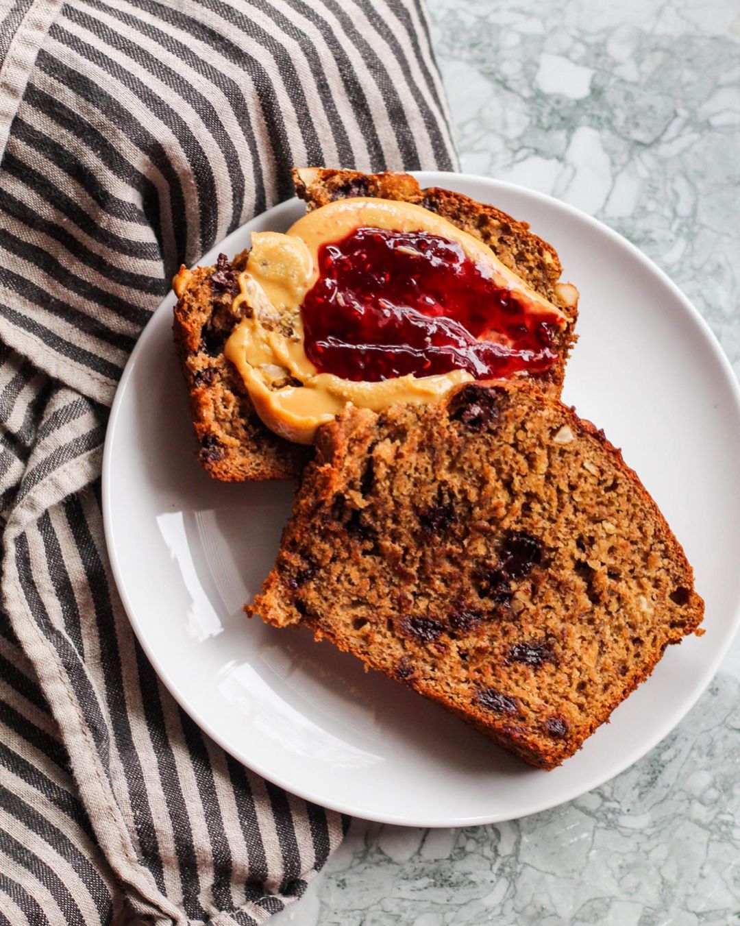 Chocolate Chip Walnut Banana Bread