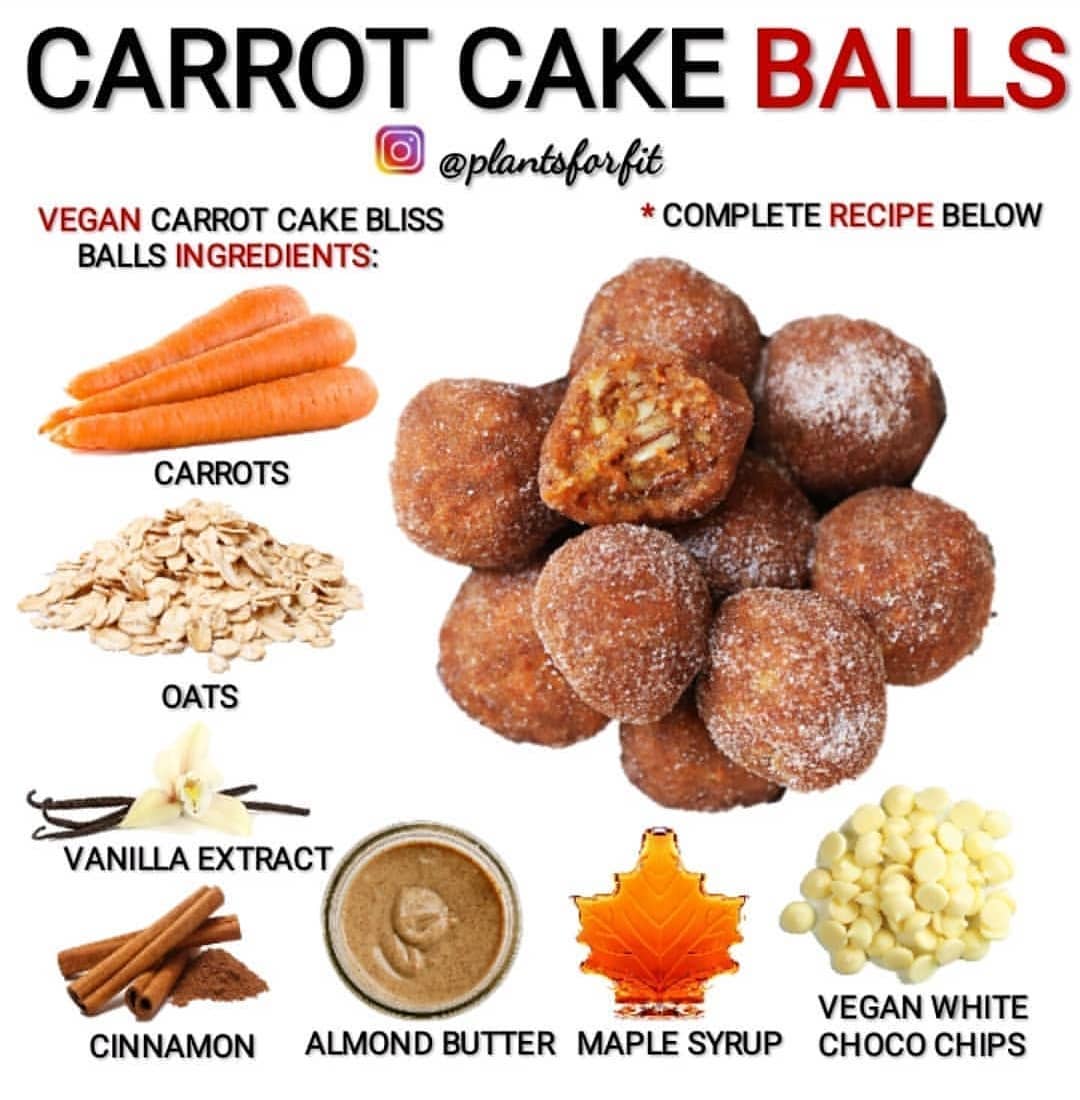 Vegan Carrot Cake Balls