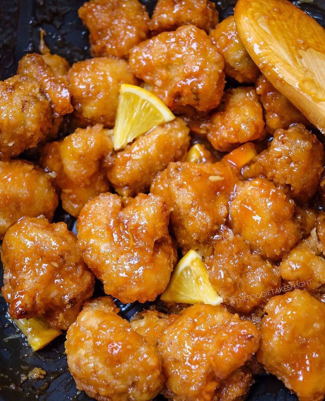 Glazed Orange Cauliflower Chicken