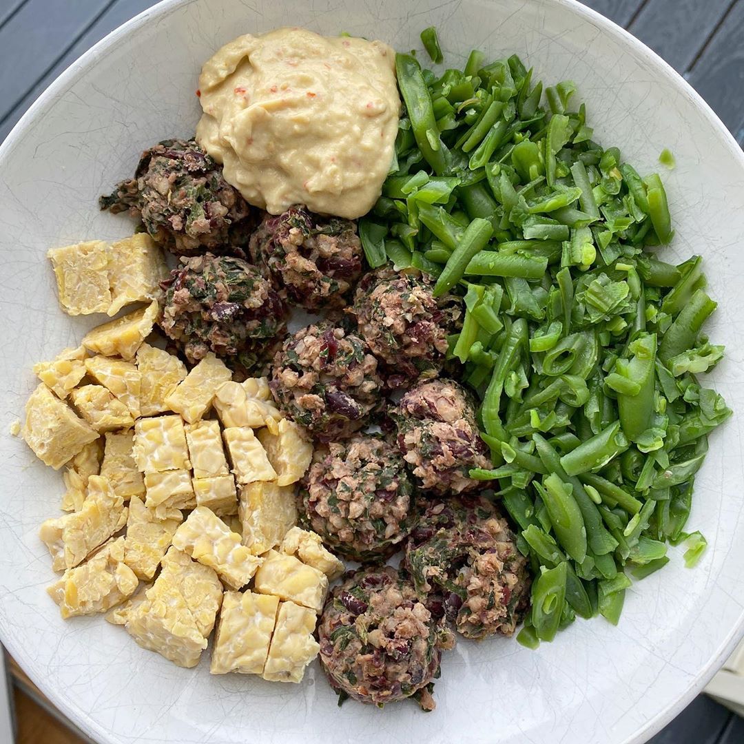Buckwheat/spinach/kidney Bean Burger Balls