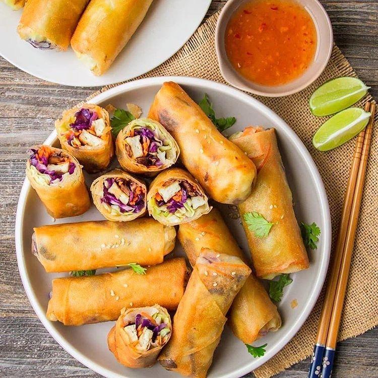 Crispy Veggie Spring Rolls