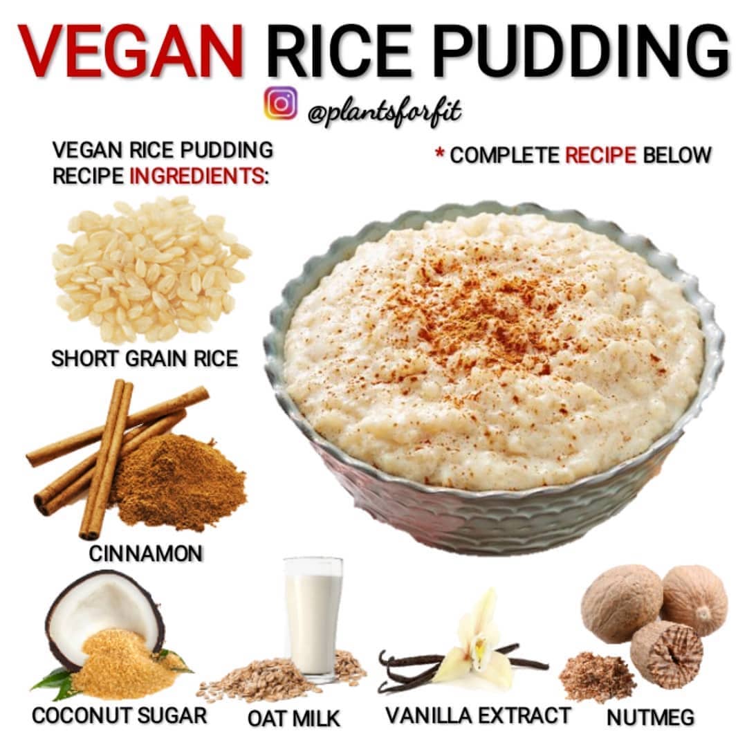 Easy Vegan Rice Pudding with Cinnamon Topping
