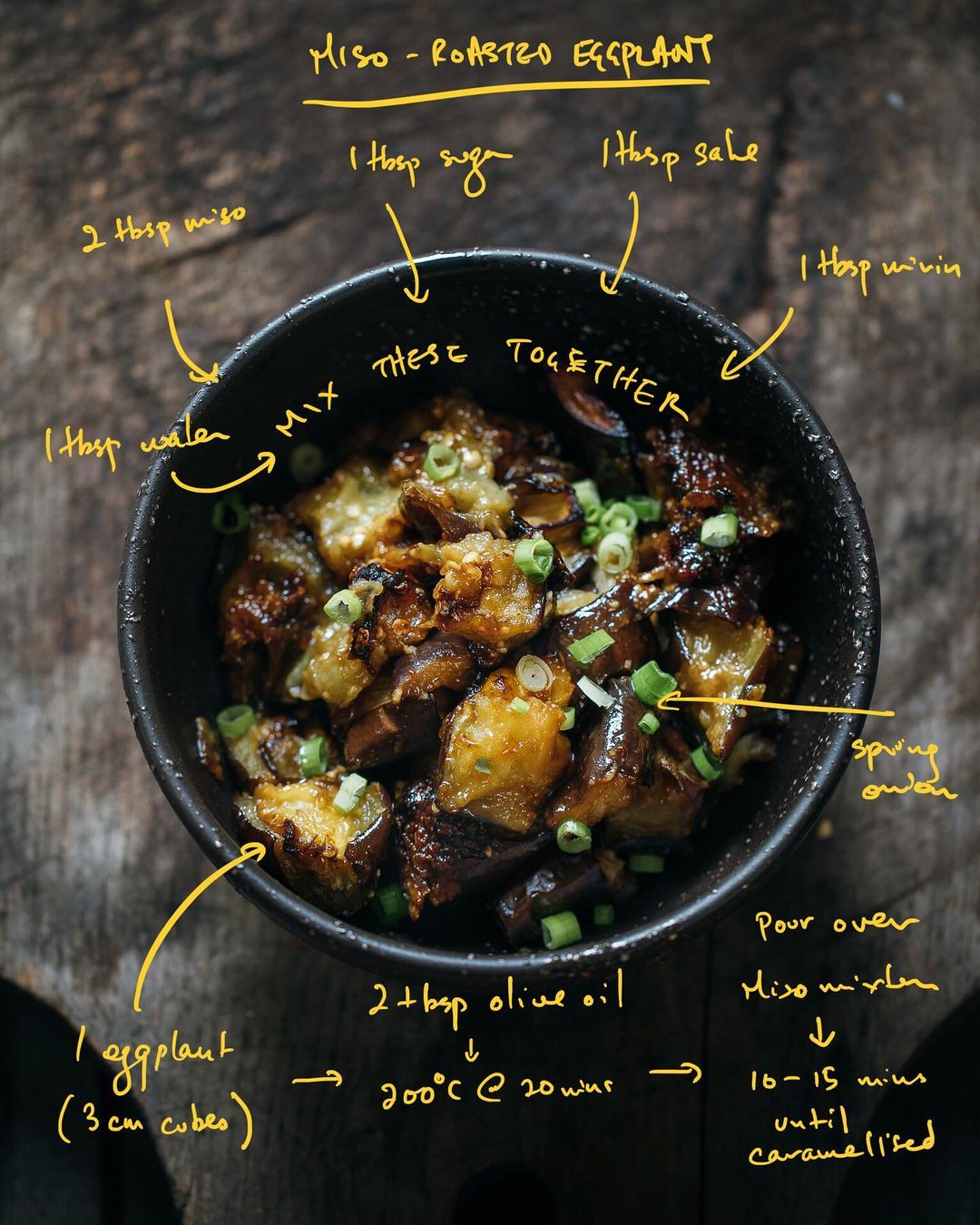 Miso-Roasted Eggplant Dish