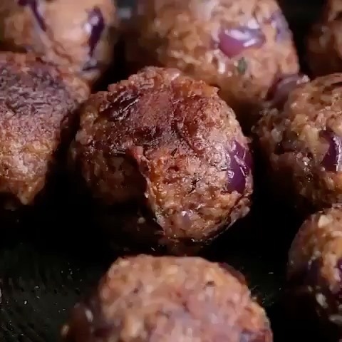 Vegan Black Bean Meatballs with Barbecue Sauce