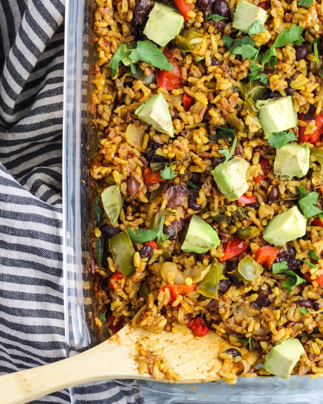 Baked Rice and Beans