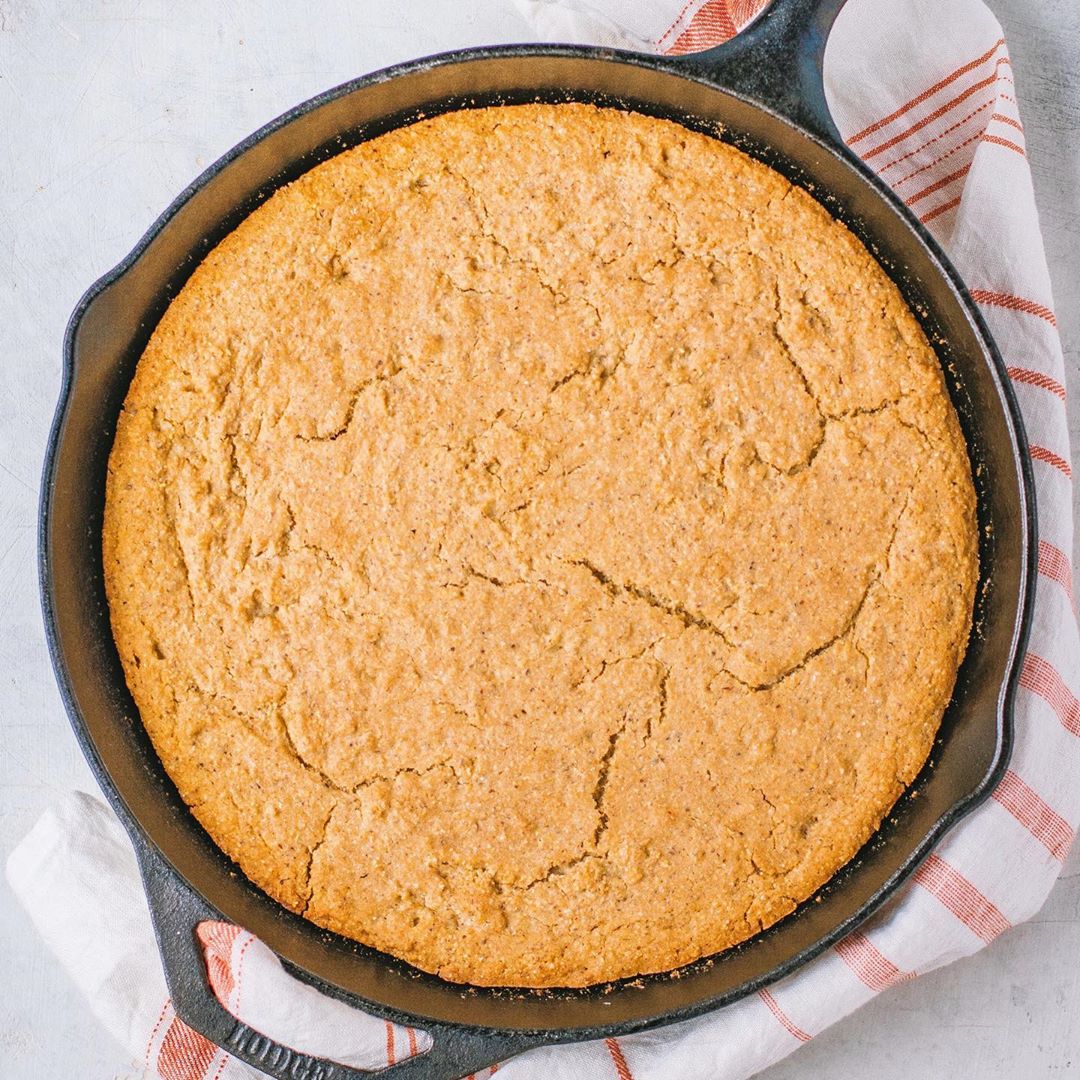 Homemade Vegan Skillet Cornbread