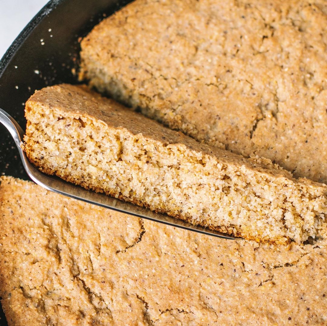 Homemade Vegan Skillet Cornbread