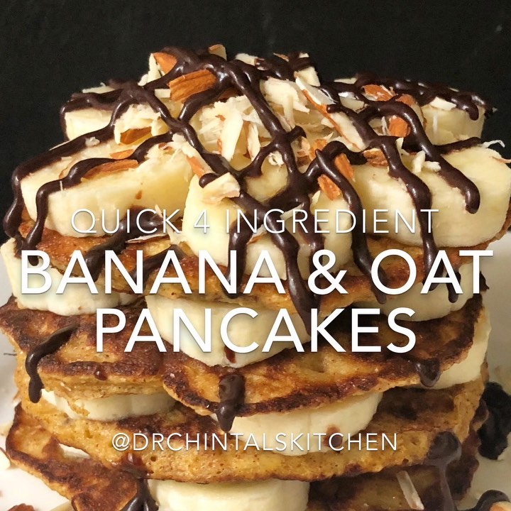 Easy Banana Oat Pancakes for Children