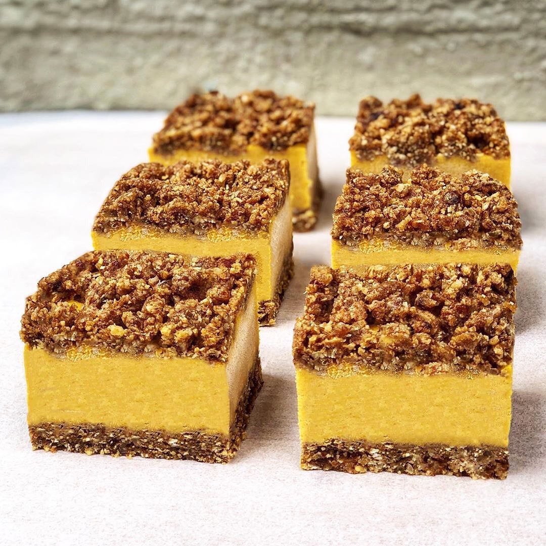 No-Bake Vegan Protein Pumpkin Cheesecake