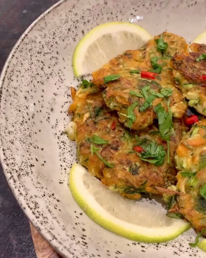 Vegetable Fritters with Carrots and Zucchini