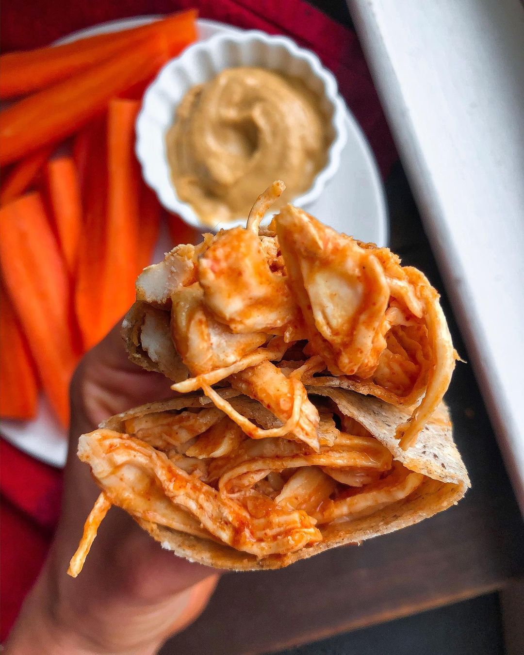 Easy Buffalo Chicken Wraps Meal