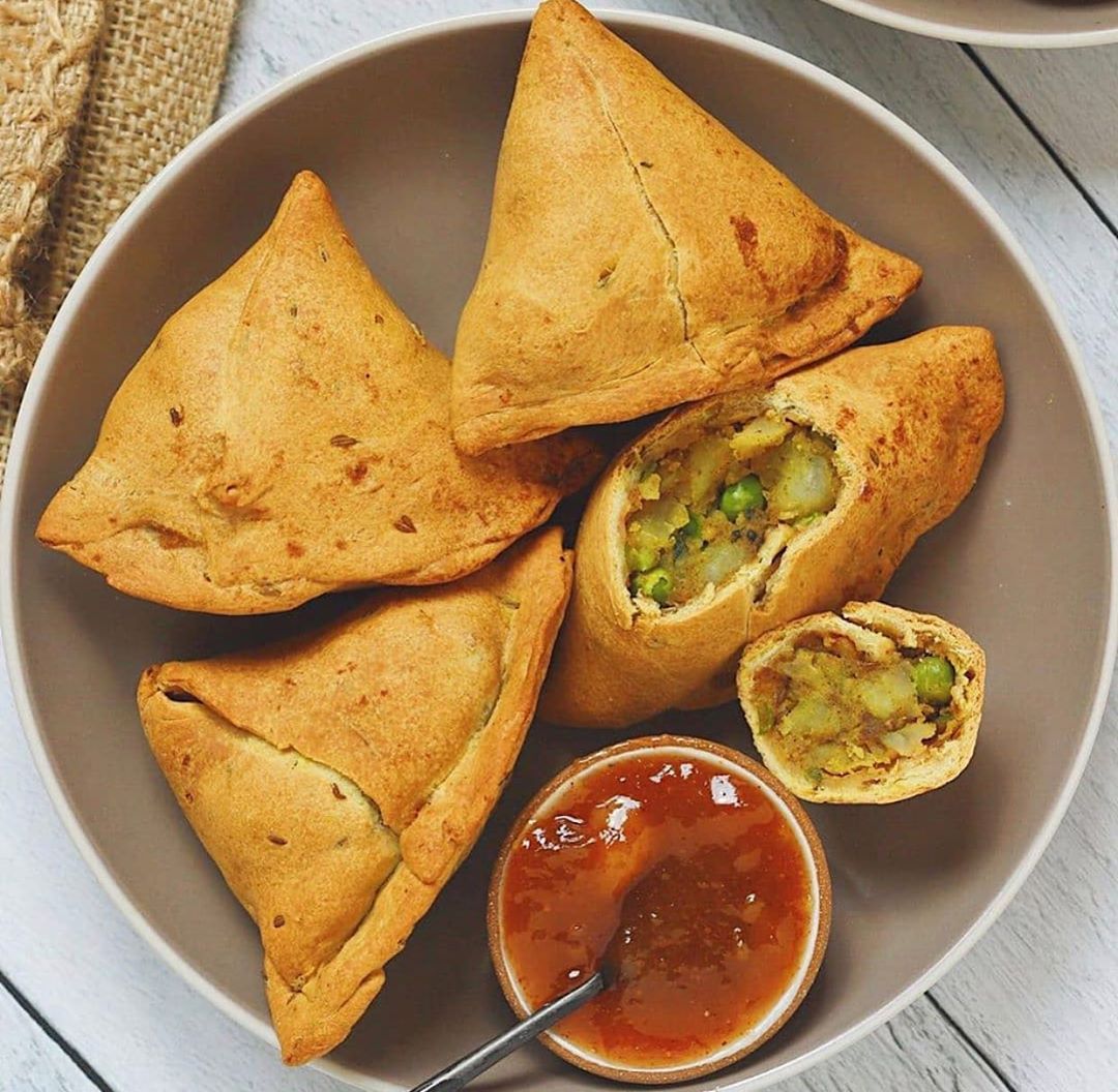 Vegan Samosas with Spiced Potato Filling