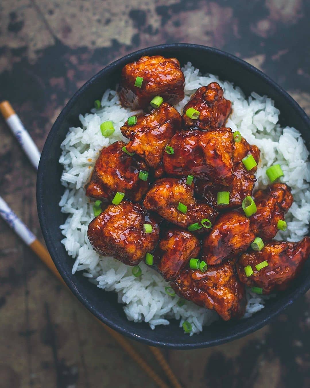Tofu in Sweet and Spicy Sticky Sauce