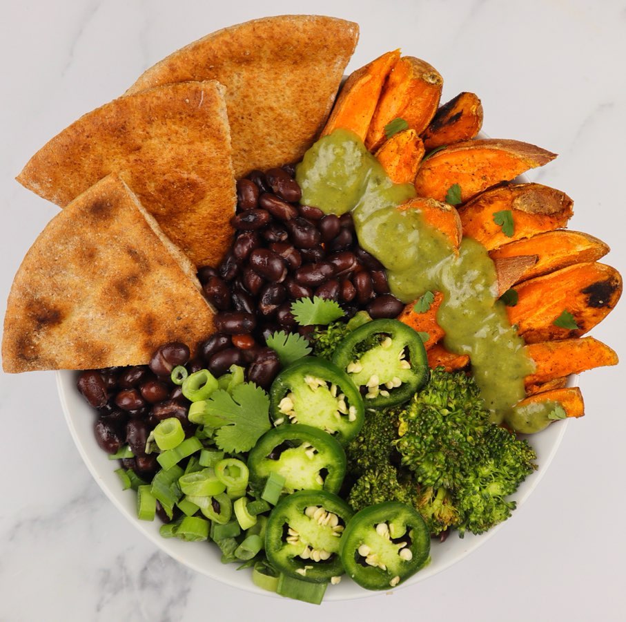 Sweet Potato and Black Bean Protein Bowl