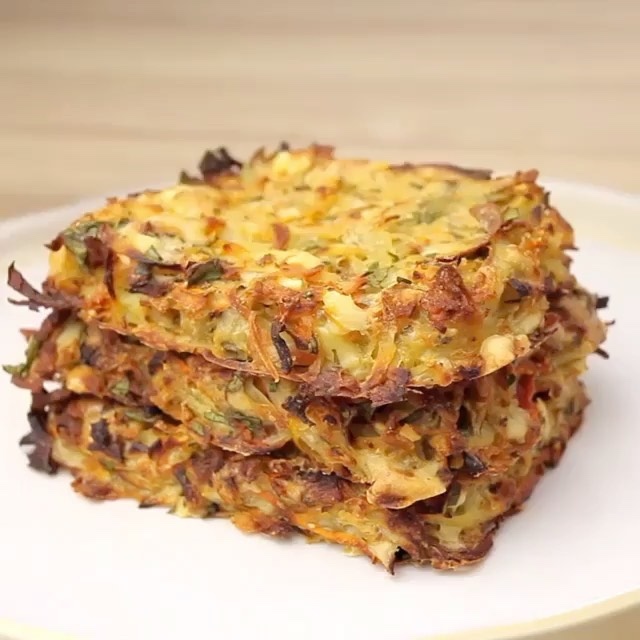 Vegan Cheesy Hash Browns