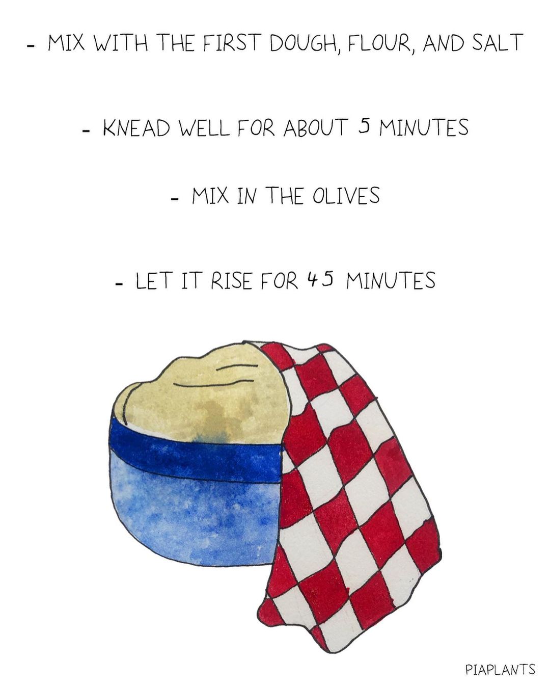 Homemade Bread with Olives and Dips