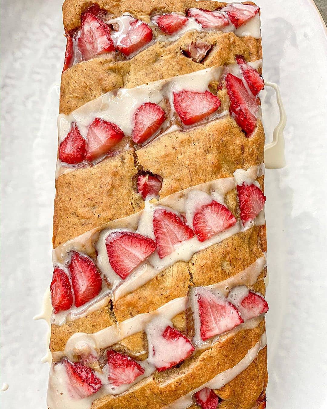 Super Moist Vegan Gluten-Free Strawberry Banana Bread
