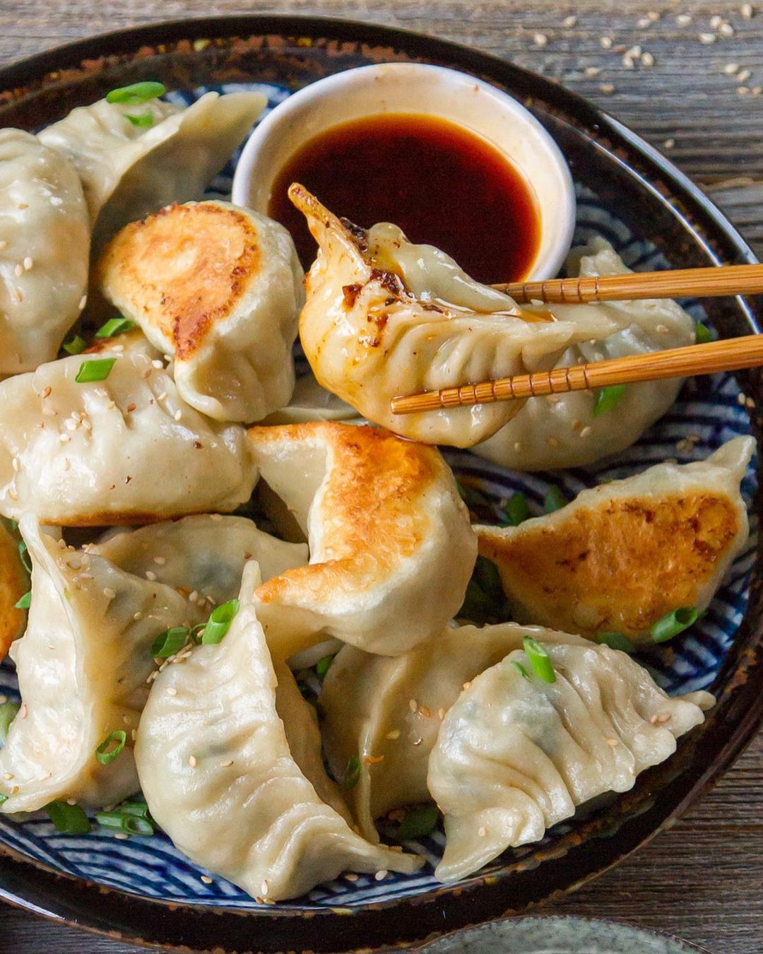 Homemade Veggie Potstickers with Dumpling Wrappers