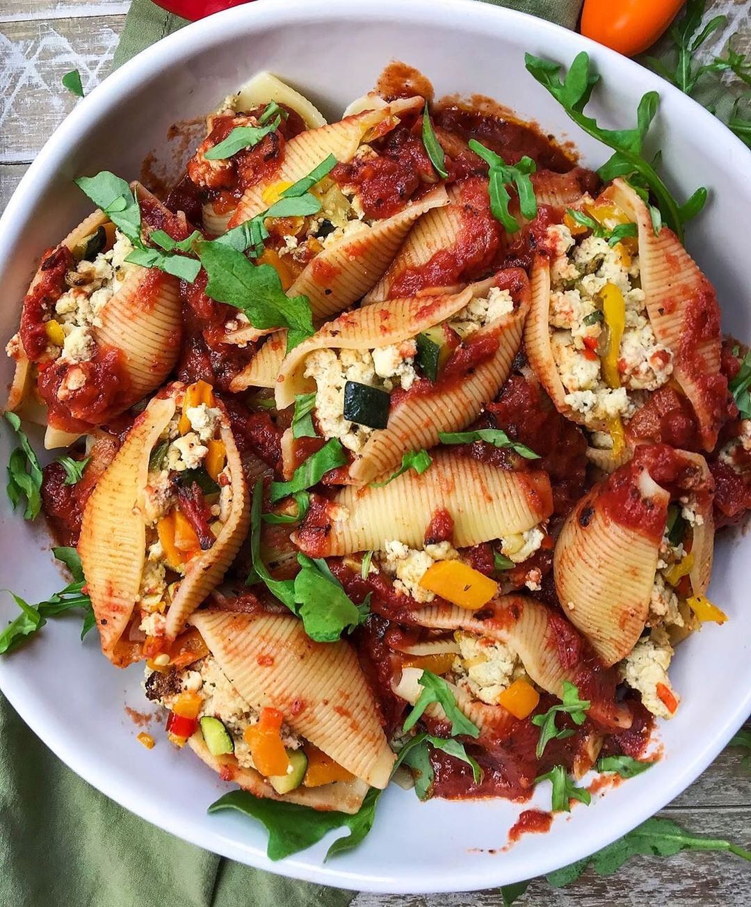 Vegan Stuffed Pasta Shells