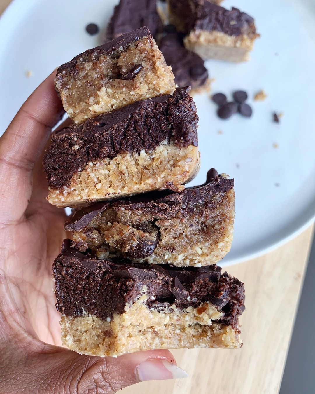 Raw Cookie Dough and Brownie Batter Bars