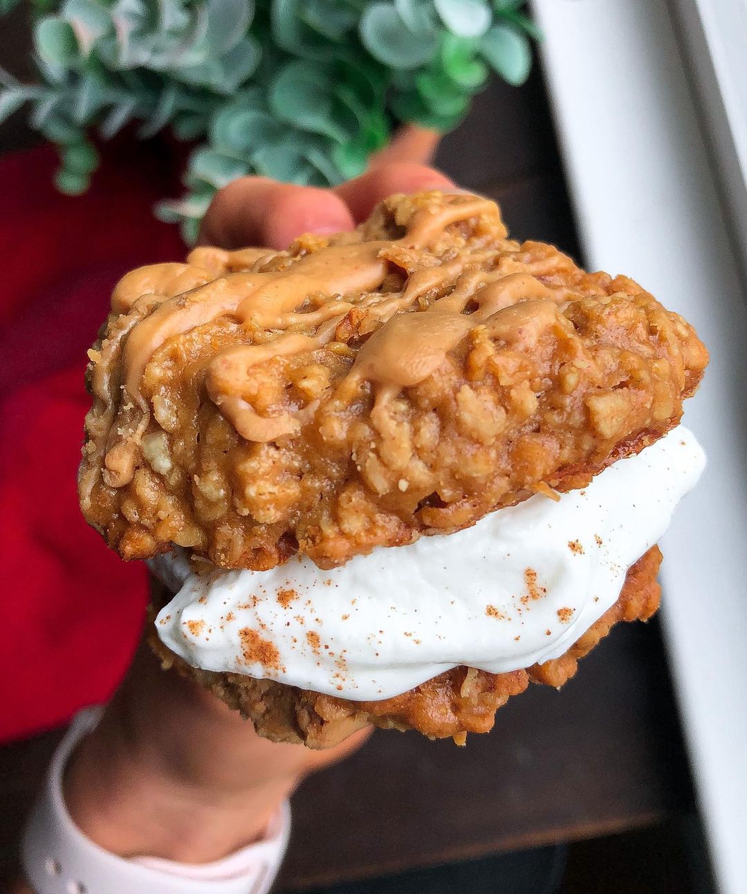 Peanut Butter Breakfast Cookie Sandwich