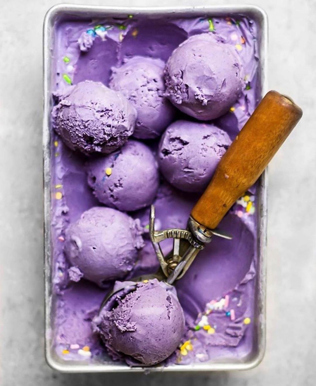 Vegan Blueberry Vanilla and Maple Ice Cream