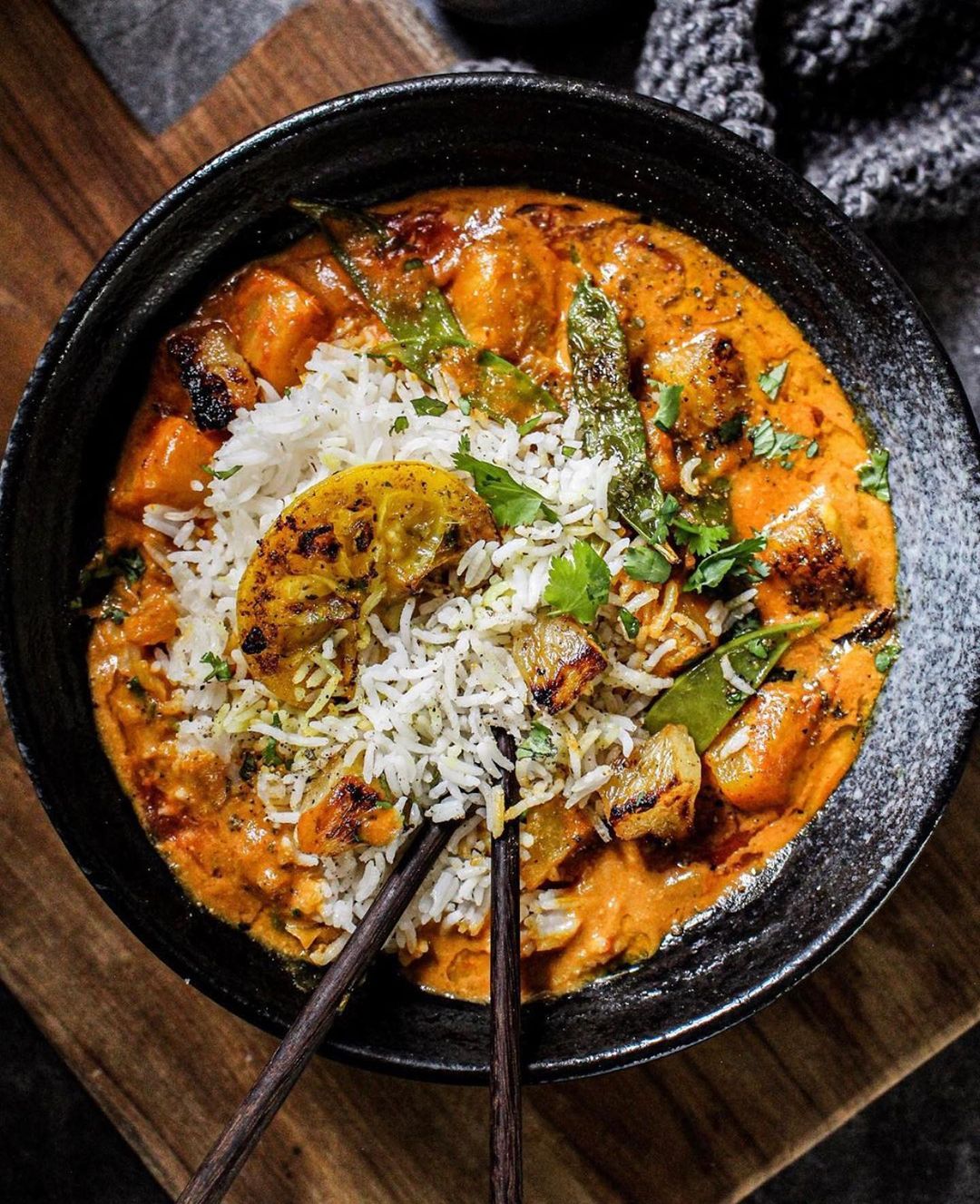 Cremiges Ananas Curry
