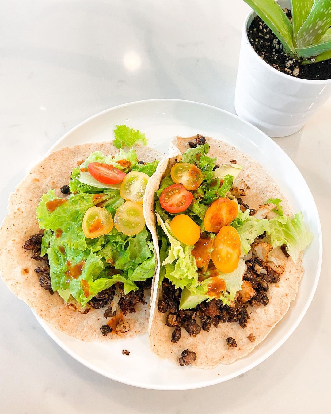 Black Bean and Cauliflower Tacos