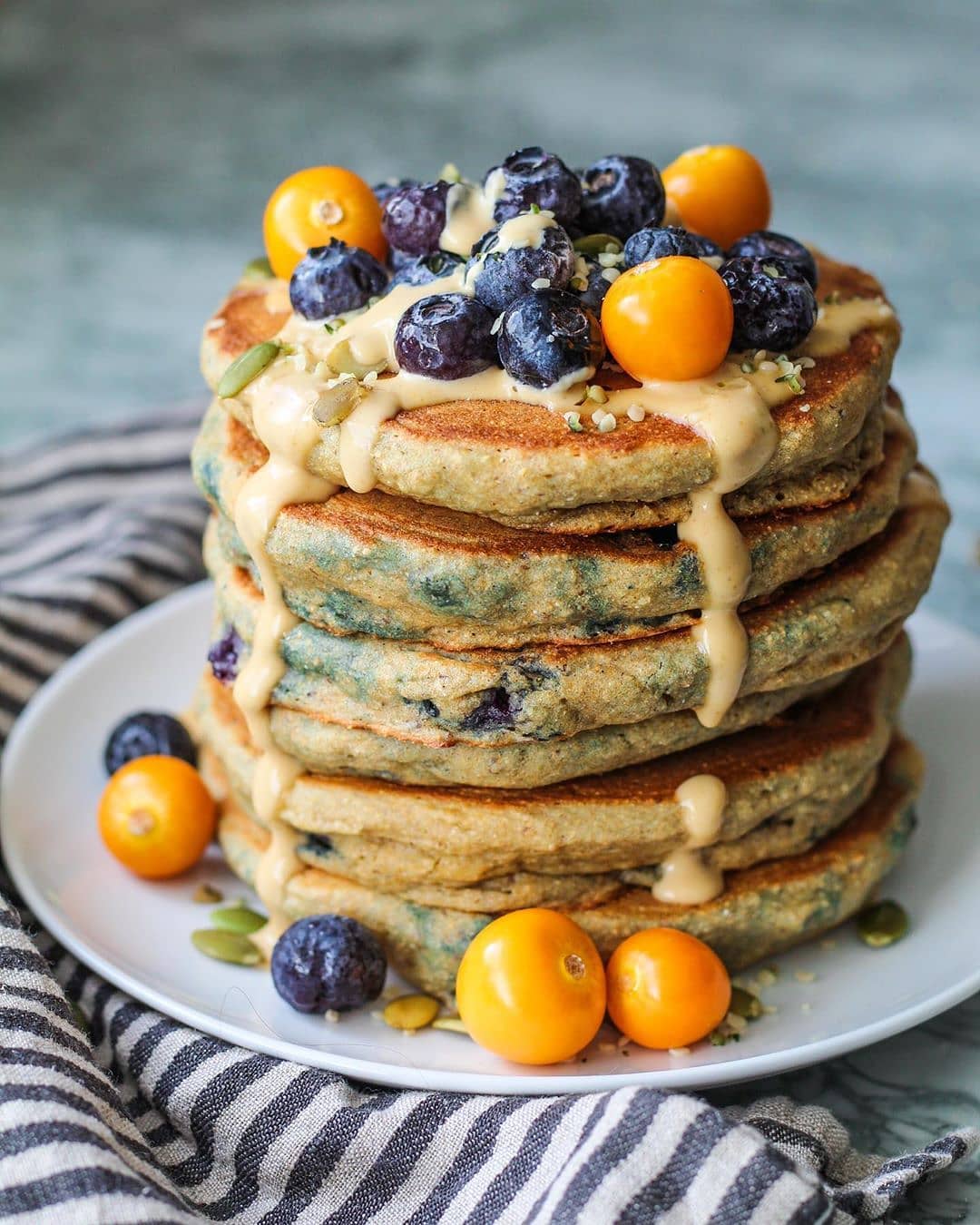 The Fluffiest Whole Grain Pancakes