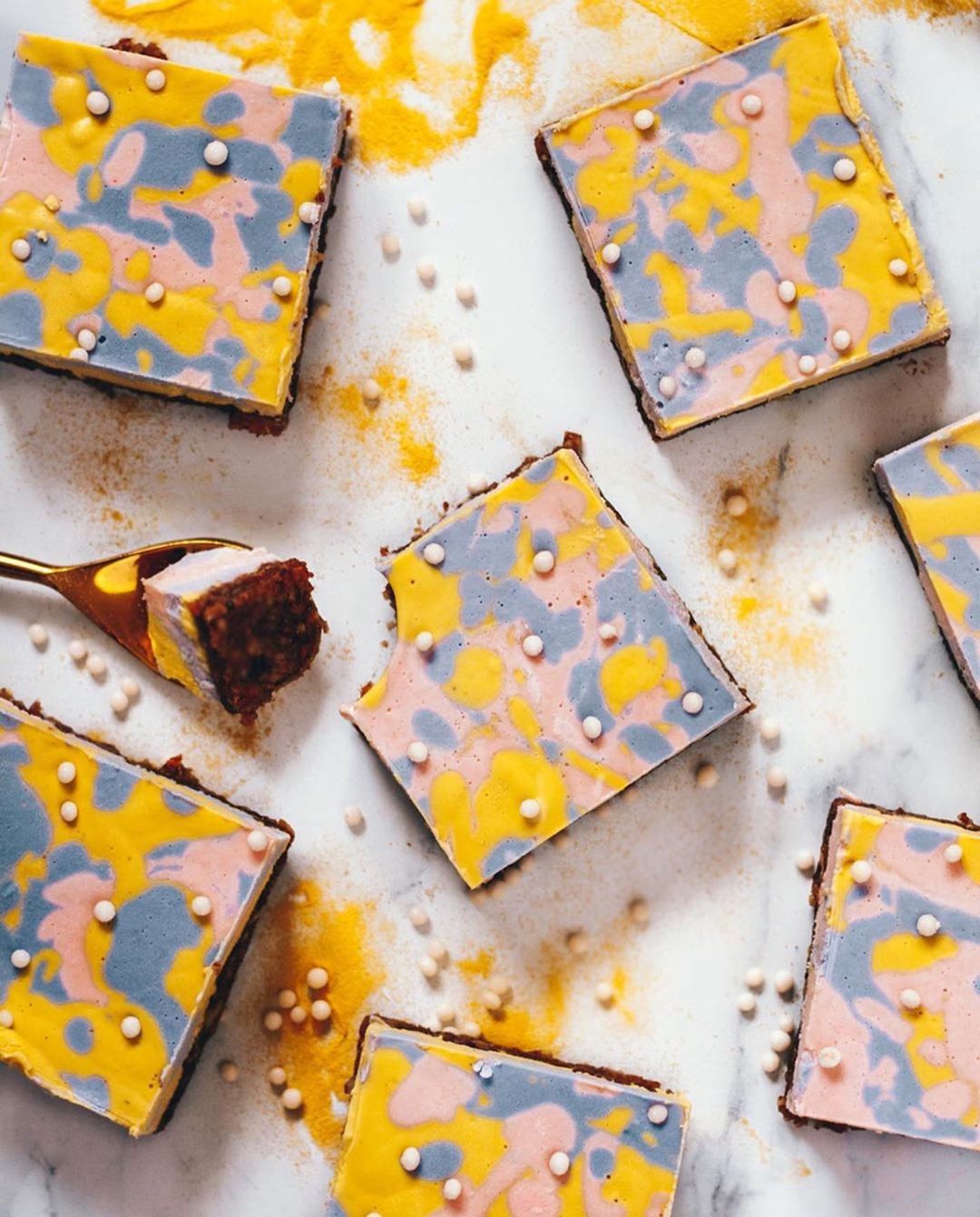 No Bake Easter Egg Cheesecake Bars