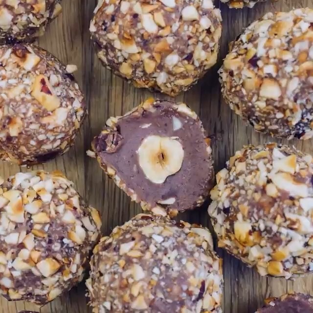 Vegan Ferrero Rocher Truffles