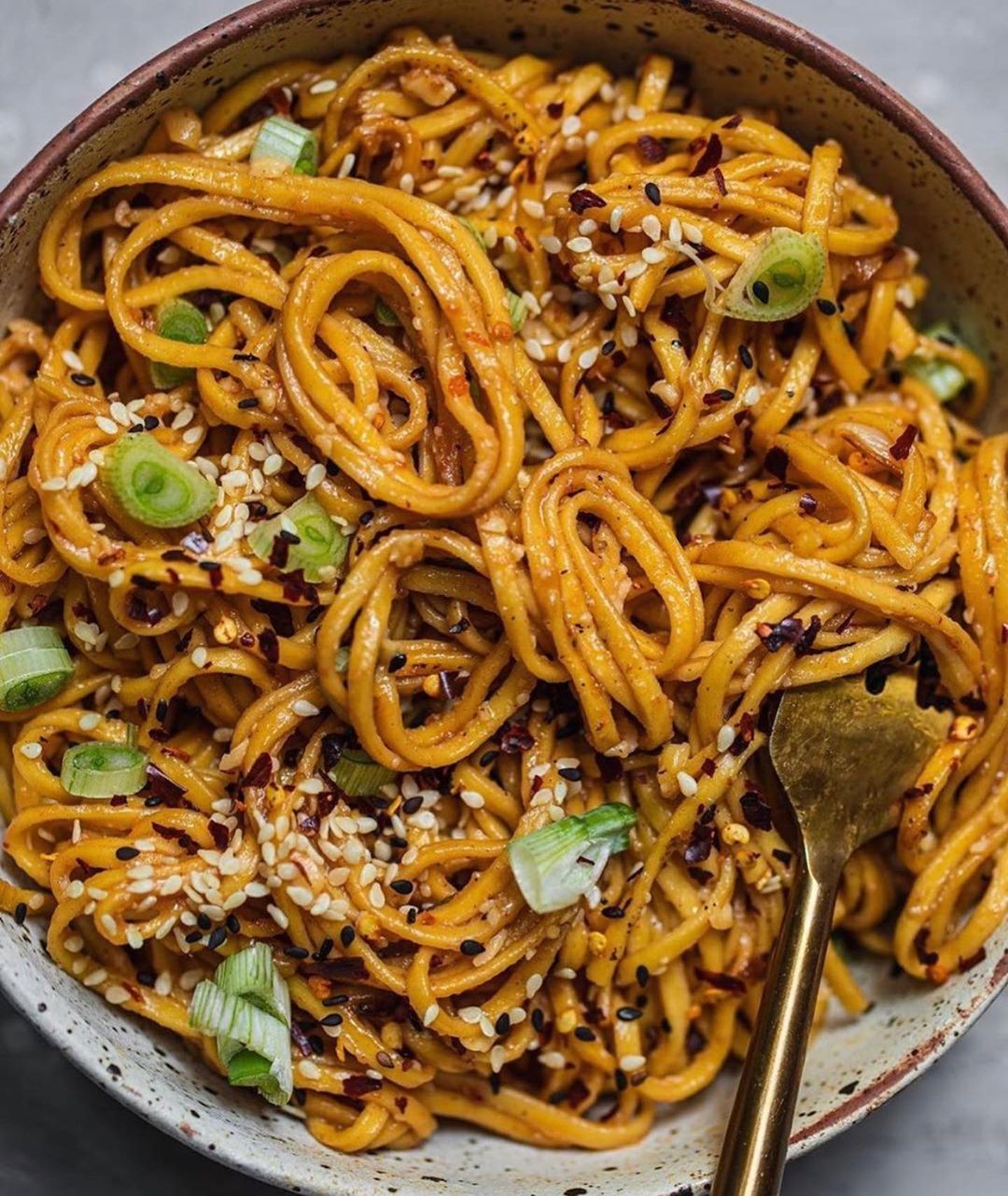 Quick Spicy Garlic Noodles