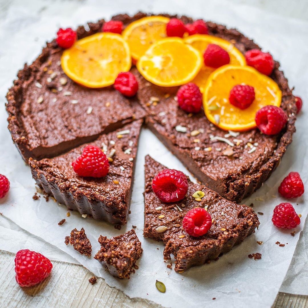 Jaffa Chocolate Tart with Orange and Cacao