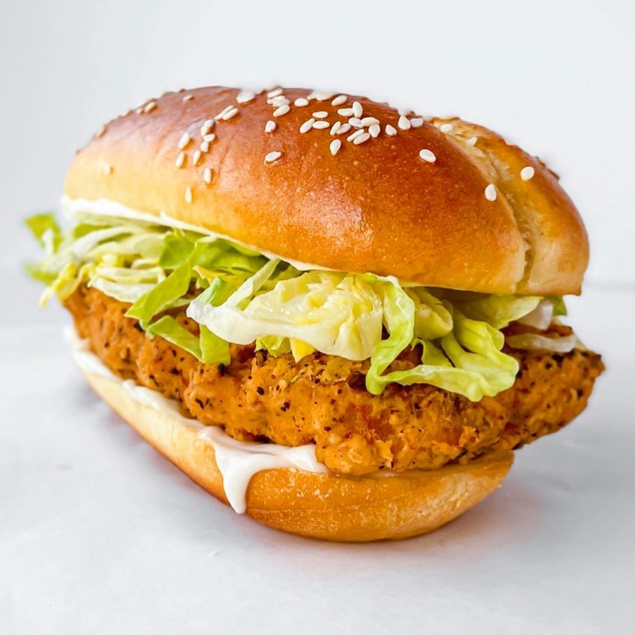Vegan Burger King Chick'n Sandwich