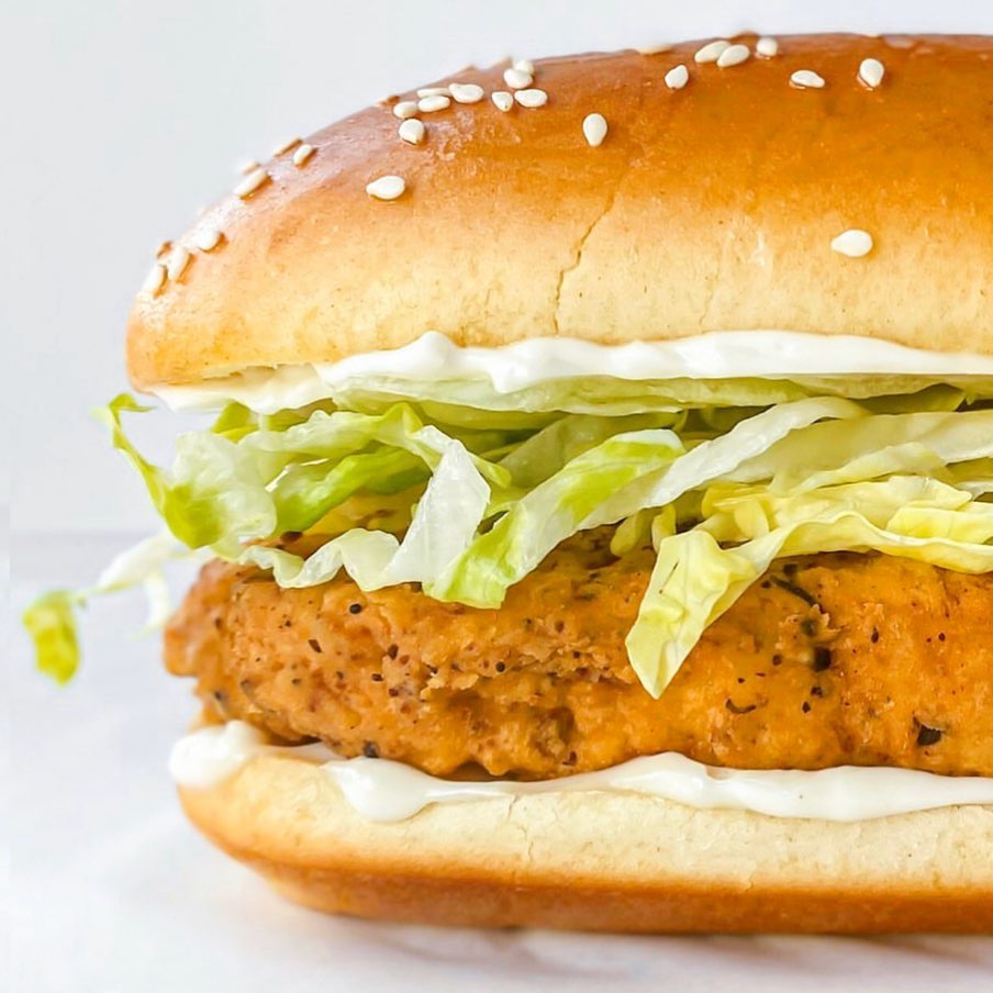 Vegan Burger King Chick'n Sandwich