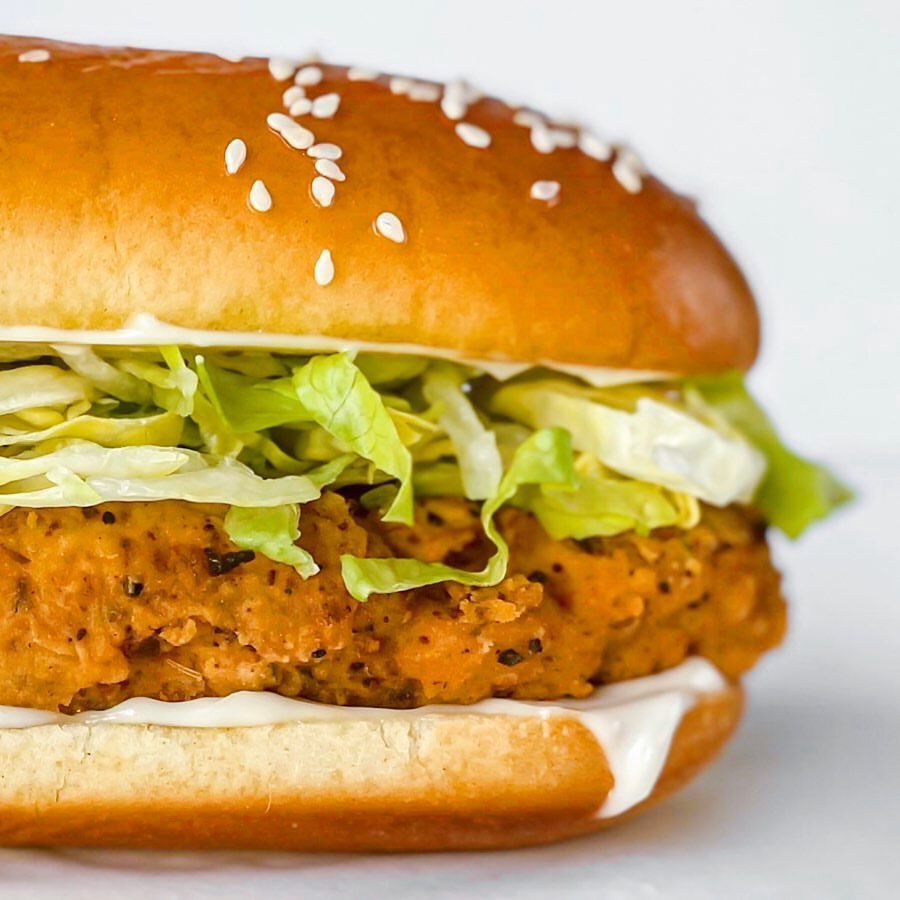 Vegan Burger King Chick'n Sandwich