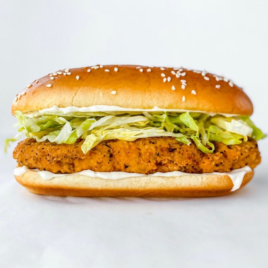 Vegan Burger King Chick'n Sandwich