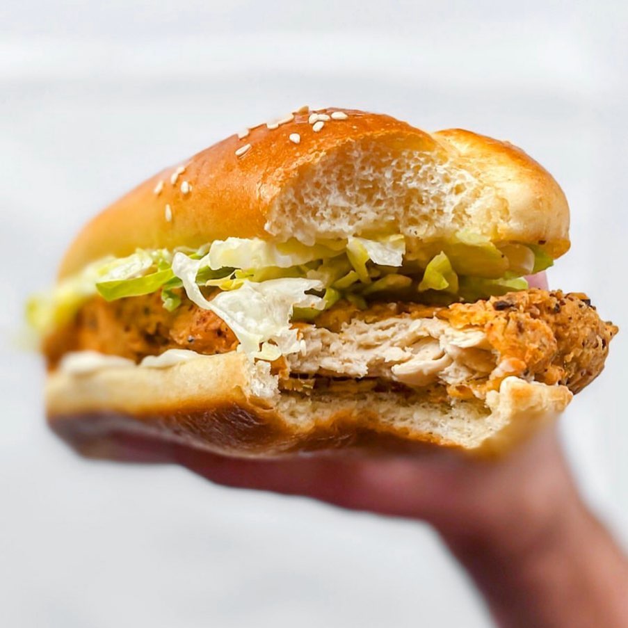 Vegan Burger King Chick'n Sandwich